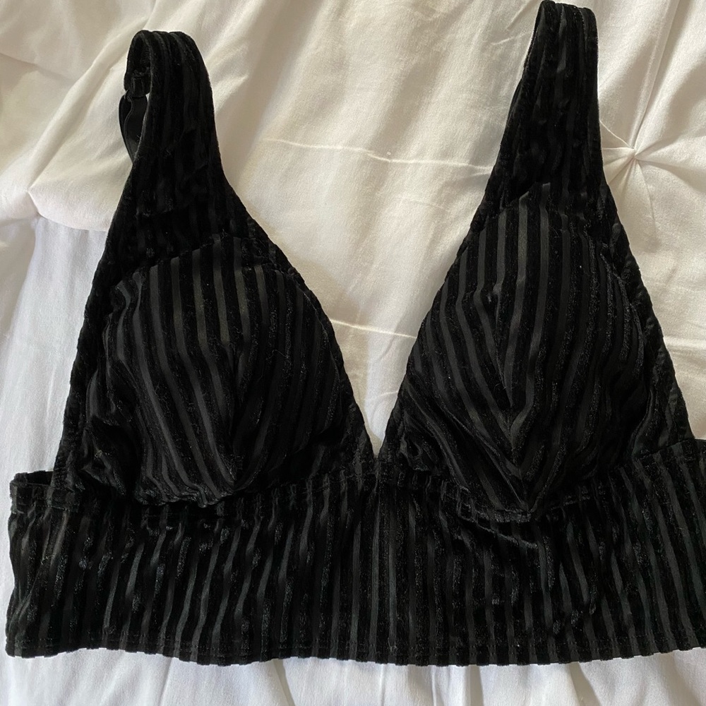 ❗25% off 2❗ VS PINK velvet longline bralette